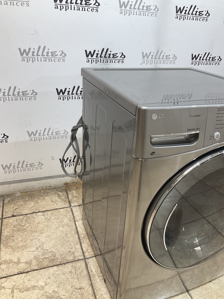 Lg Used Electric Dryer 220volts (30 AMP) 27inches {3 prong} (Grey) 