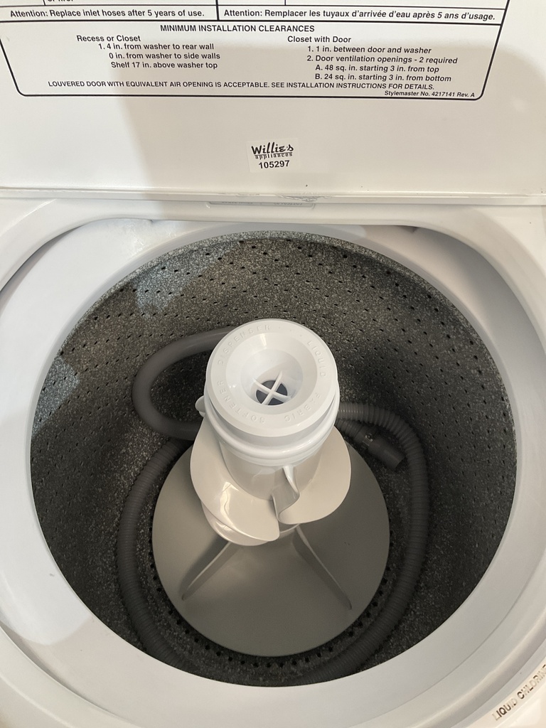 Whirlpool Used Washer Top-load 27inches (white) 