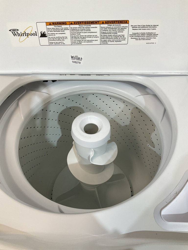 Whirlpool Used Washer Top-load 27inches (White)