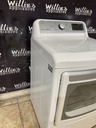 Lg Used Electric Dryer 220volts (30 AMP) 27inches {4 prong} (White) 