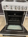 Avanti Used Electric Stove 220volts (40/50 AMP) 19 1/2” {3 prong} (White) 