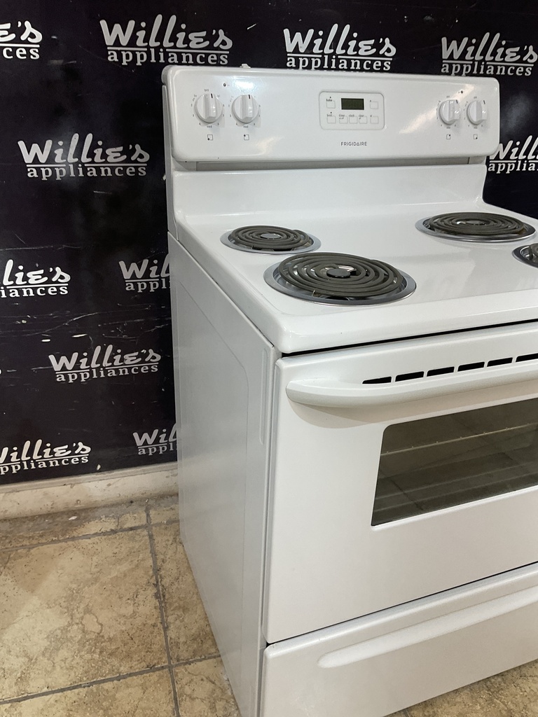Frigidaire Used Electric Stove 220volts (40/50 AMP) 30inches {no cord} (White) 