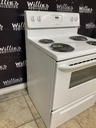 Frigidaire Used Electric Stove 220volts (40/50 AMP) 30inches {no cord} (white) 