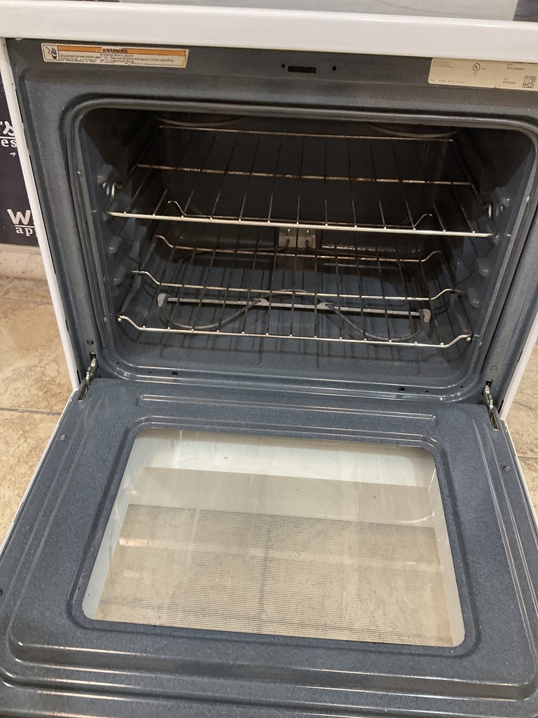 Whirlpool Used Electric Stove 220volts (40/50 AMP) 30inches {no cord} (White) 