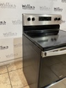 Whirlpool Used Electric Stove 220volts (40/50 AMP) 30inches {no cord} (Stainless Steel) 