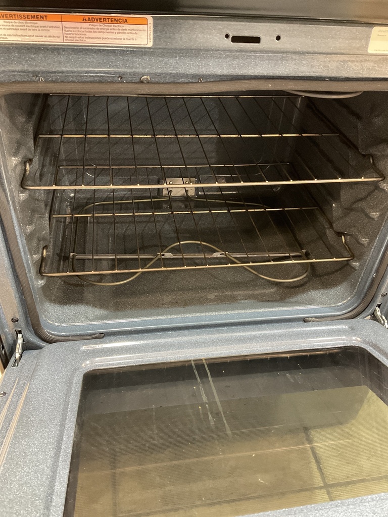 Whirlpool Used Electric Stove 220volts (40/50 AMP) 30inches {no cord} (Stainless Steel) 