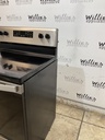 Whirlpool Used Electric Stove 220volts (40/50 AMP) 30inches {no cord} (Stainless Steel) 