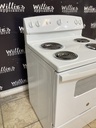 Ge Used Electric Stove 220volts (40/50 AMP) 30inches {3 prong} (white) 