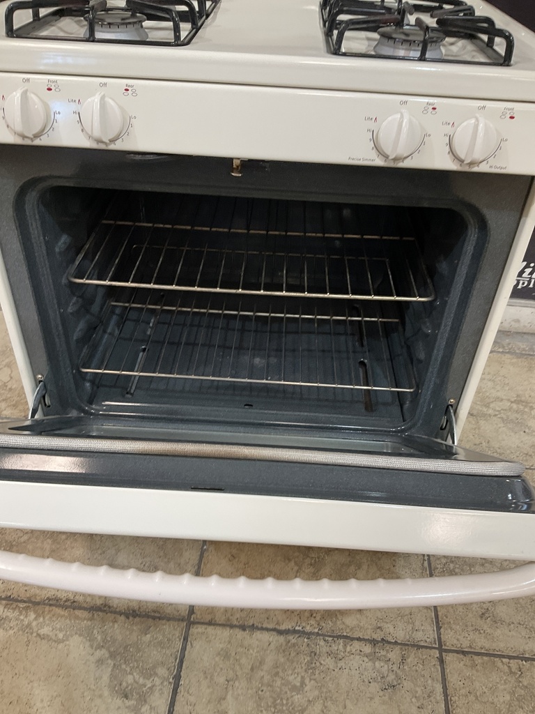 Ge Used Natural Gas Stove 30inches (Bisque) 