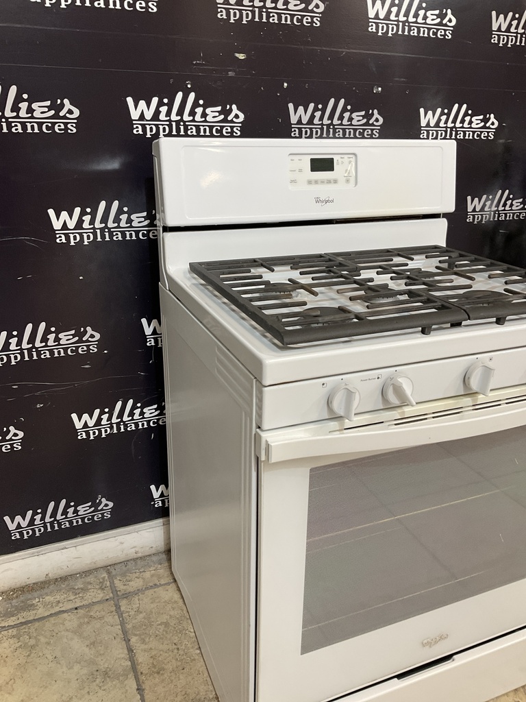 Whirlpool Used Natural Gas Stove 30inches (White) 