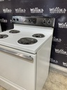 Ge Used Electric Stove 220volts (40/50 AMP) 30inches {no cord} (White/Black) 