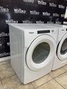 Whirlpool Used Electric Set Washer/Dryer Front-load 220volts (30 AMP) 27inches {4 prong} (White) 