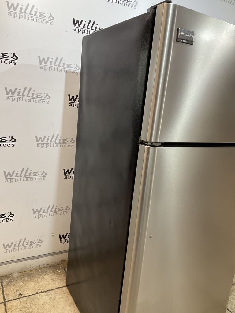 Frigidaire Used Refrigerator Top and Bottom 30x66 (Stainless Steel) 