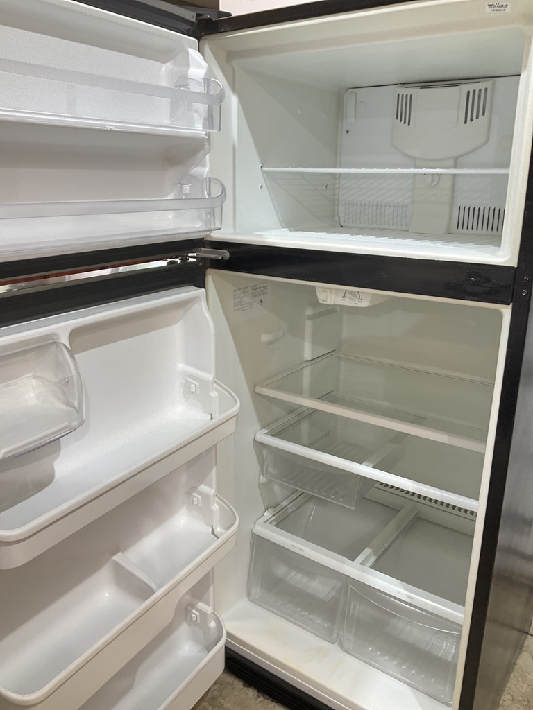 Frigidaire Used Refrigerator Top and Bottom 30x66 (Stainless Steel) 