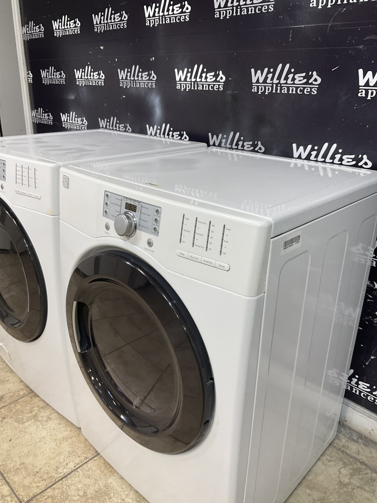 Kenmore Used Electric Set Washer/Dryer 220volts (30 AMP) 27inches {3 prong} (White) 