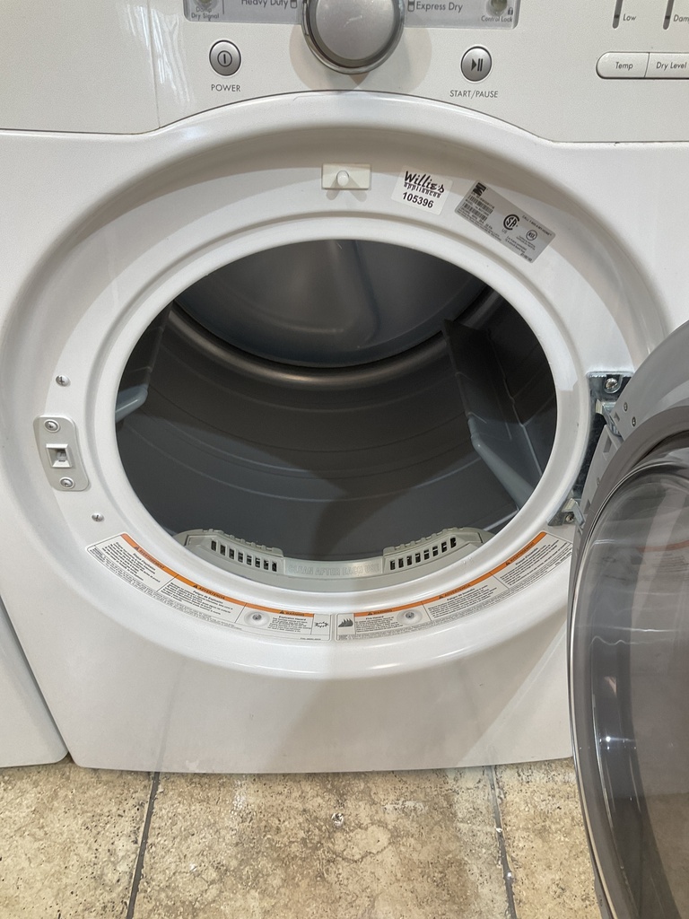 Kenmore Used Electric Set Washer/Dryer 220volts (30 AMP) 27inches {3 prong} (White) 