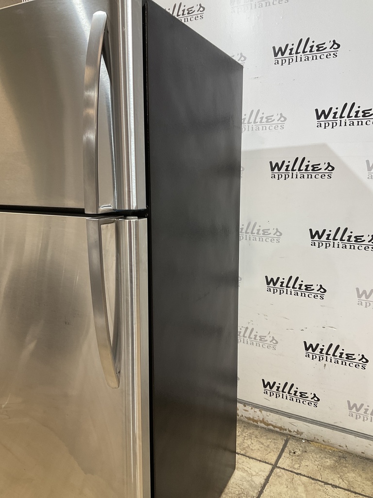 Frigidaire Used Refrigerator Top and Bottom 30x66 (stainless steel) 