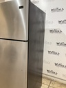 Frigidaire Used Refrigerator Top and Bottom 28 1/2” x 65” (stainless steel) 