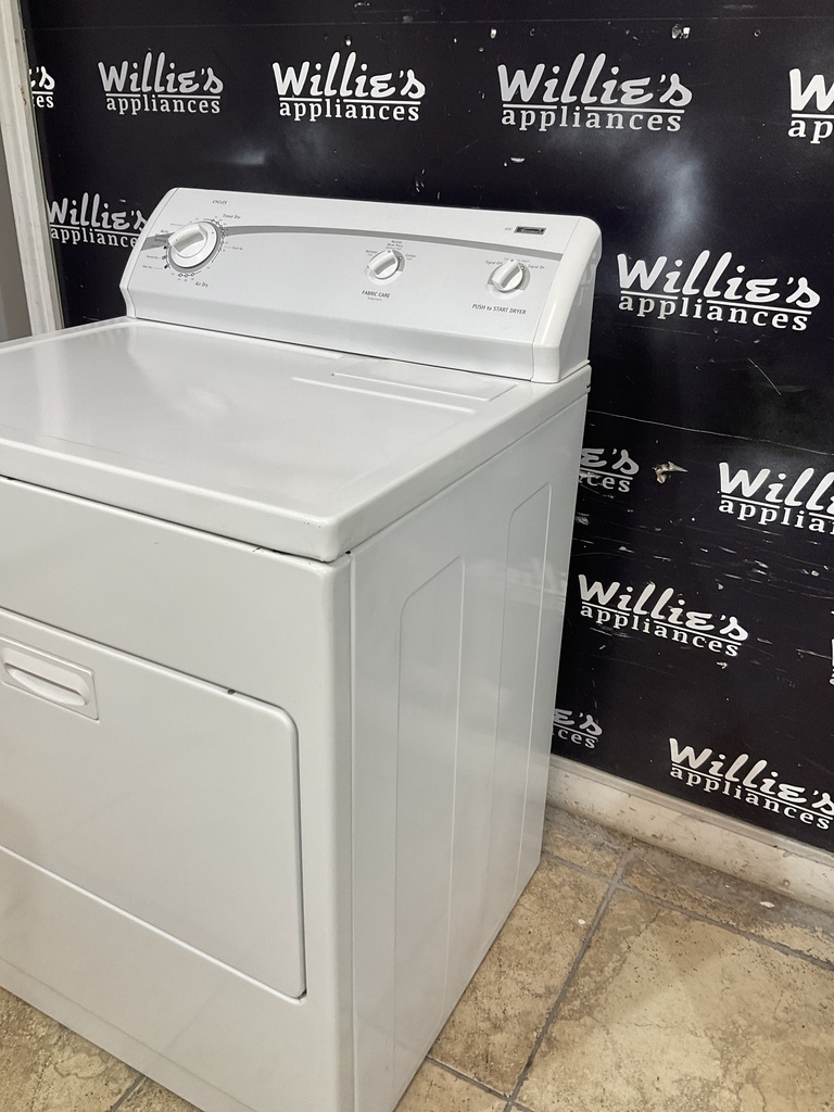 Kenmore Used Electric Dryer 220volts (30 AMP) 29inches {3 prong} (White) 