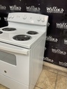 Ge Used Electric Stove 220volts (40/50 AMP) 30inches {no cord} (White) 