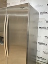 Whirlpool Used Refrigerator Side by Side 36x68 1/2” (Stainless Steel) 
