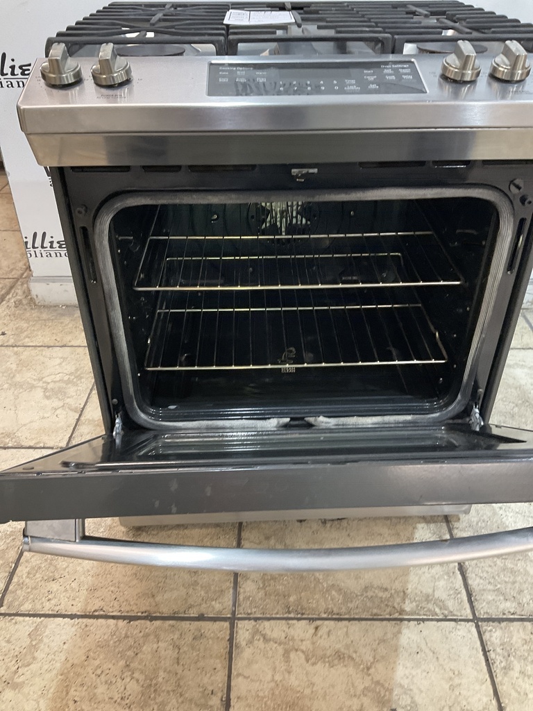 Ge Used Natural Gas Stove 30inches (Stainless Steel) 