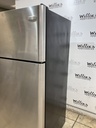 Frigidaire Used Refrigerator Top and Bottom 30x66 1/2” (stainless steel) 