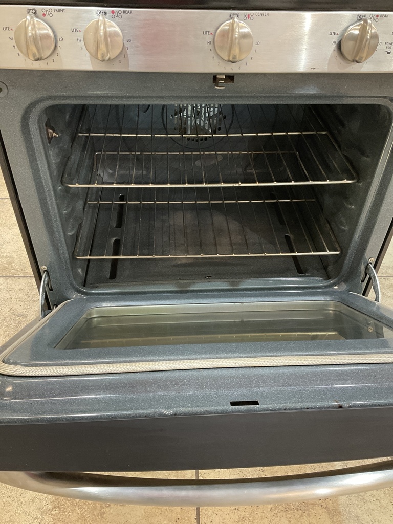 Ge Used Natural Gas Stove 30inches (Stainless Steel) 