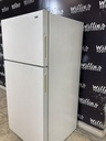 Hotpoint Used Refrigerator Top and Bottom 28x61 1/2” (white) 