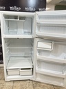 Hotpoint Used Refrigerator Top and Bottom 28x61 1/2” (white) 