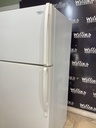 Whirlpool Used Refrigerator Top and Bottom 30x66 (White) 
