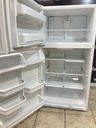 Whirlpool Used Refrigerator Top and Bottom 33x66 (White) 