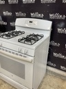 Ge Used Natural Gas Stove 30inches (White) 
