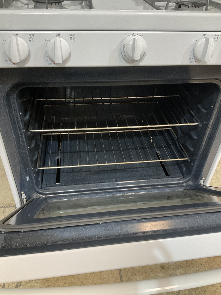 Ge Used Natural Gas Stove 30inches (White) 