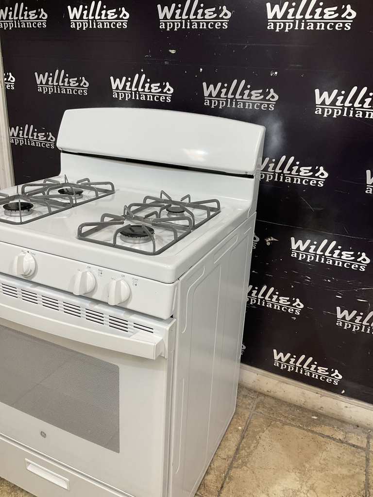 Ge Used Natural Gas Stove 30inches (White) 