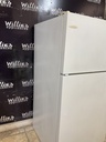 Frigidaire Used Refrigerator Top and Bottom 28x60 1/2” (white) 