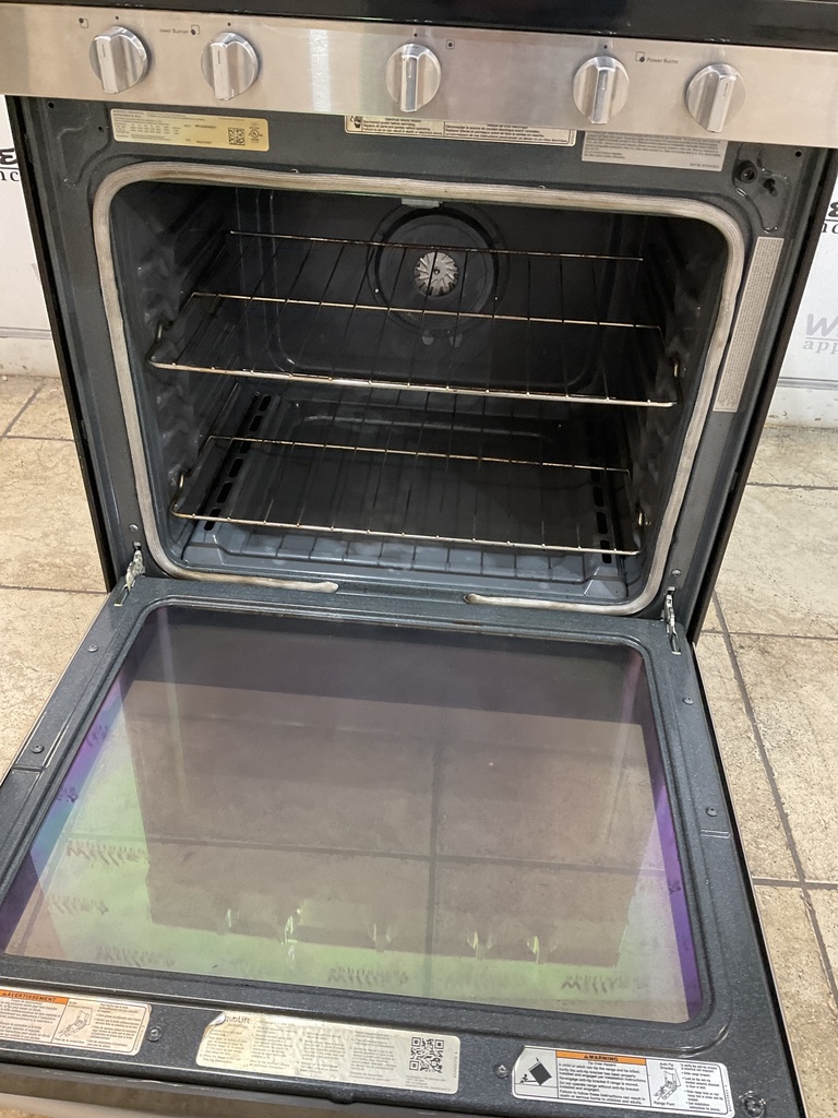 Whirlpool Used Natural Gas Stove 30inches (Stainless Steel) 