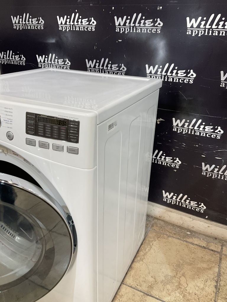 Lg Used Electric Dryer 220volts (30 AMP) 27inches {4 prong} (White) 