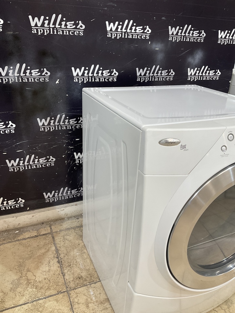 Whirlpool Used Electric Dryer 220volts (30 AMP) 27inches {3 prong} (white) 