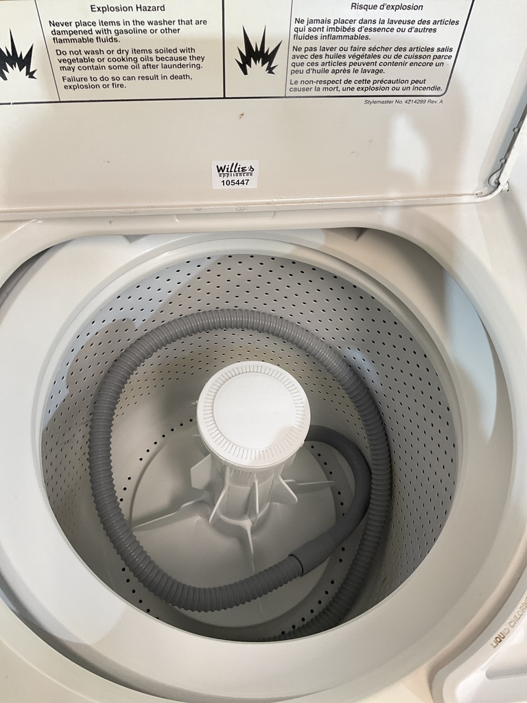 Whirlpool Used Washer Top-load 27inches (White) 