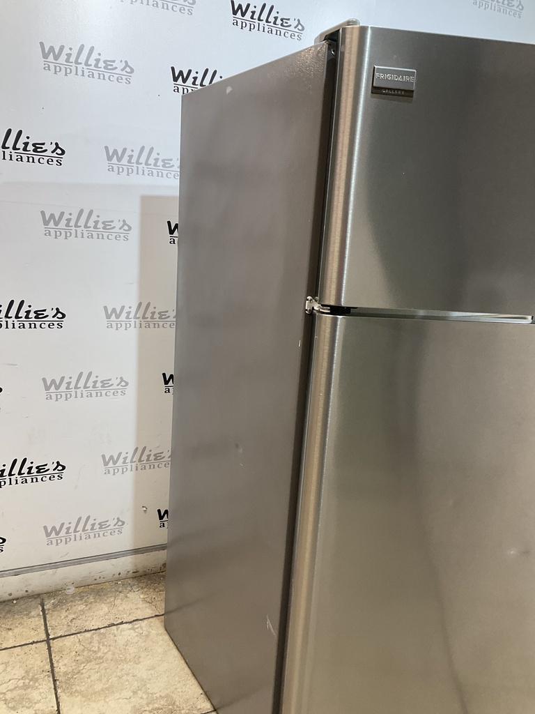 Frigidaire Used Refrigerator Top and Bottom 30x66 (Stainless Steel) 