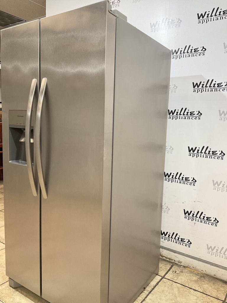 Whirlpool Used Refrigerator Side by Side 36x69 1/2” (Stainless Steel) 