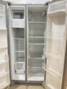 Whirlpool Used Refrigerator Side by Side 36x69 1/2” (Stainless Steel) 