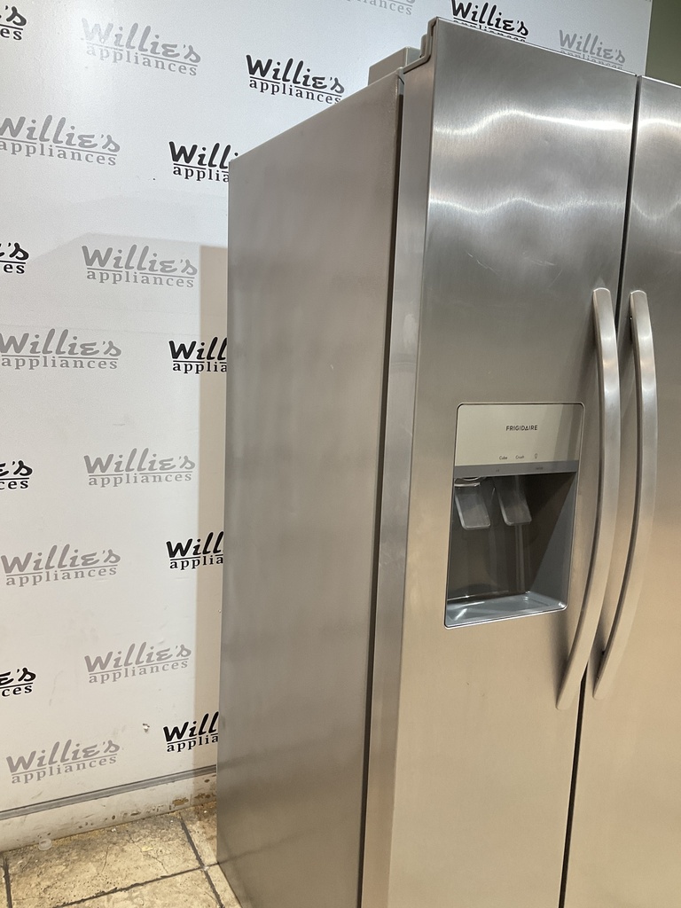 Whirlpool Used Refrigerator Side by Side 36x69 1/2” (Stainless Steel) 