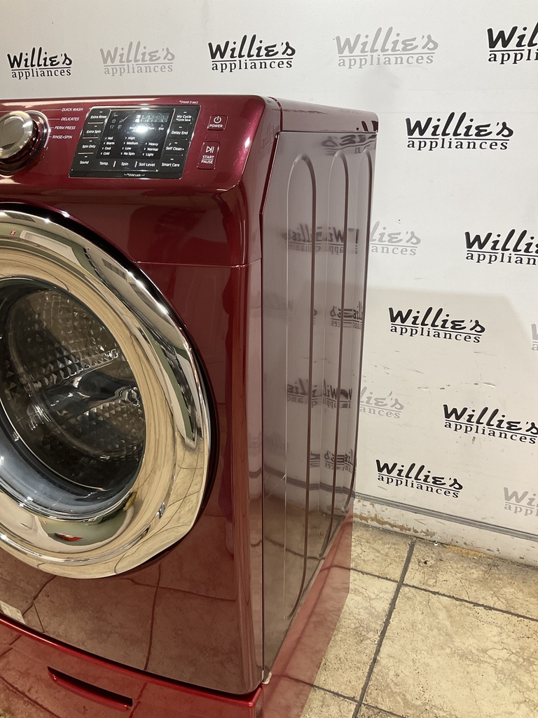 Samsung Used Washer Front-load 27inches (Merlot) 