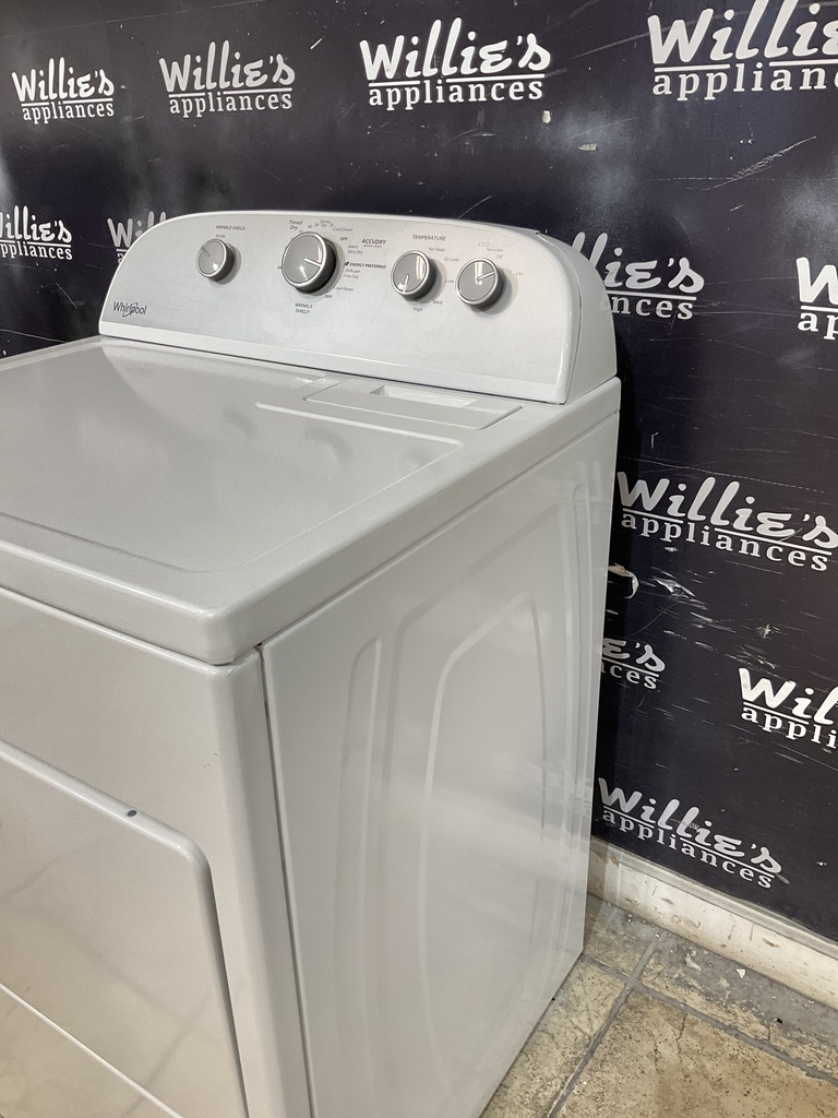 Whirlpool Used Electric Dryer 220volts (30 AMP) 29inches {4 prong} (white)