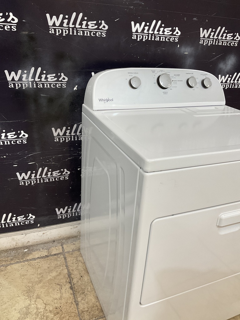 Whirlpool Used Electric Dryer 220volts (30 AMP) 29inches {4 prong} (white)