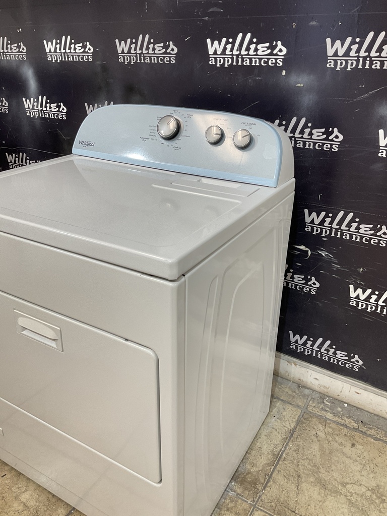 Whirlpool Used Electric Dryer 220volts (30 AMP) 29inches {4 prong} (White) 