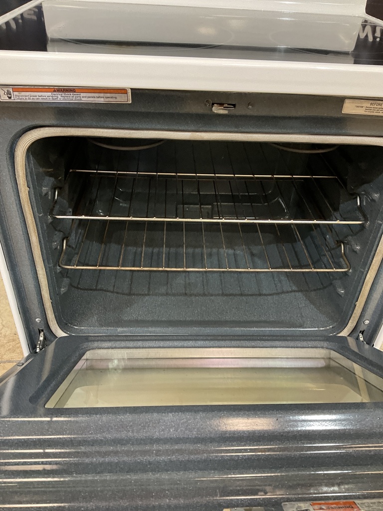 Maytag Used Electric Stove 220volts (40/50 AMP) {4 prong} (White) 