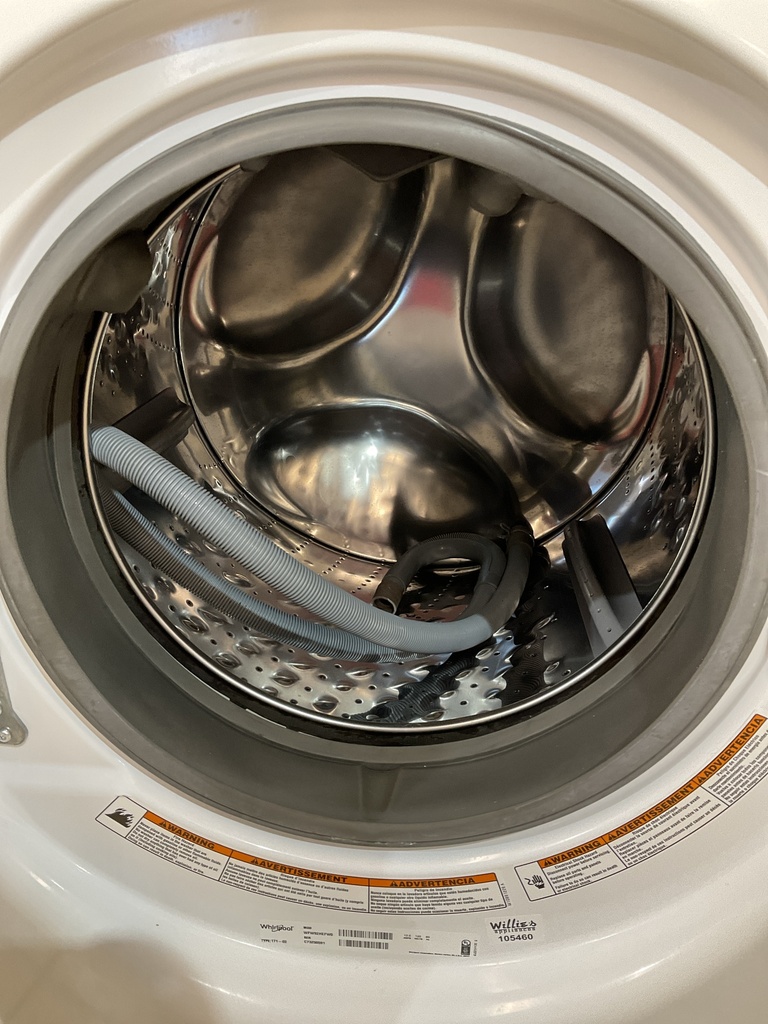 Whirlpool Used Electric Set Washer/Dryer Front-load 220volts (30 AMP) 27inches {3 prong} (White) 